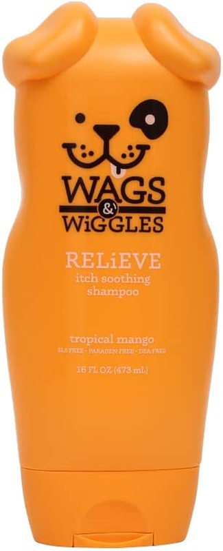 Soothe Oatmeal Dog Shampoo Relief Itchy & Dry Sensitive Skin Vanilla Scent,16 oz