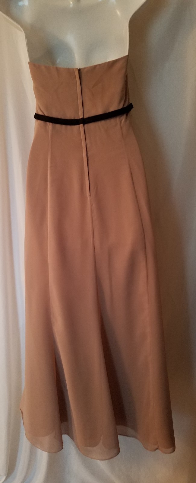 Modern Maids Size 16 Tan Long Gown