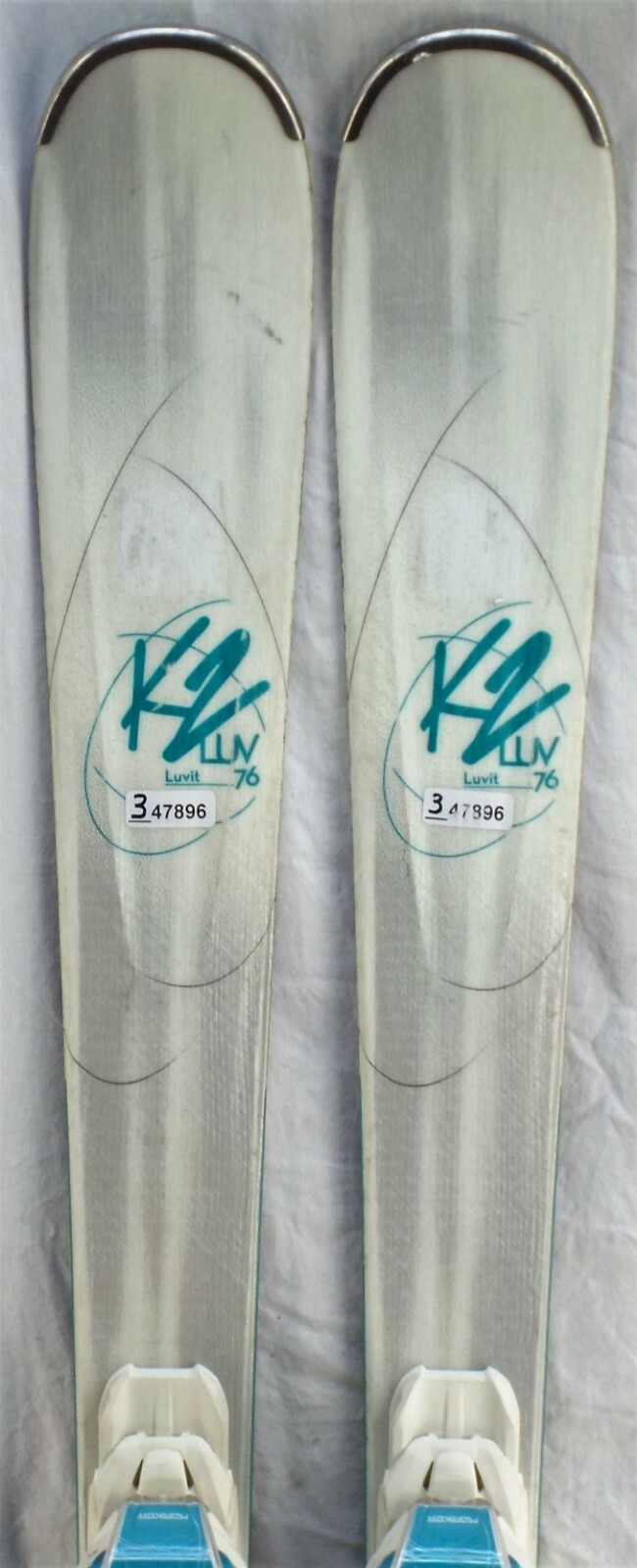 17-18 K2 Luvit 76 Used Women's Demo Skis w/Bindings Size 17-18 K2 Luvit 76 Used Women's Demo Skis w/Bindings Size