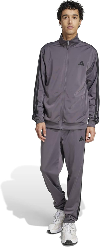 adidas Men's Basic 3-Stripes Tricot Track Suit