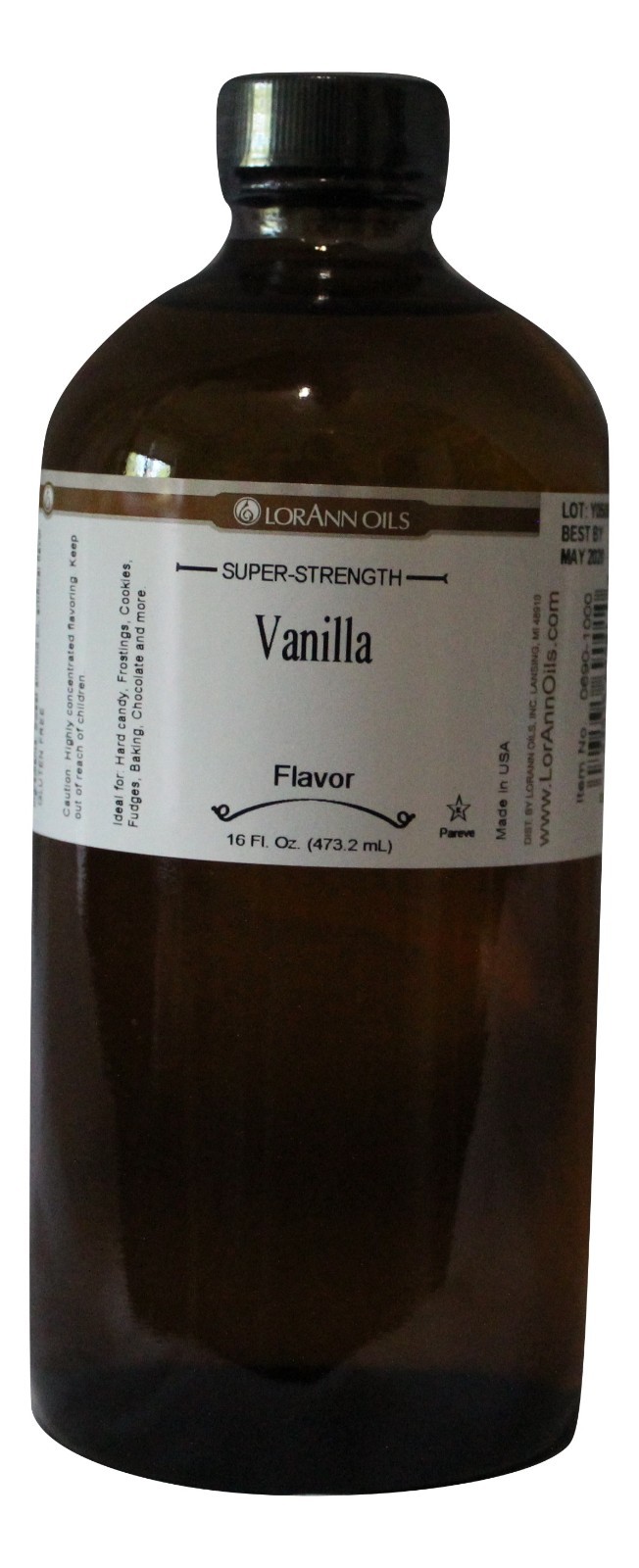 LorAnn 16 oz Super Strength Flavoring Oils Flavors Extracts Sixteen Ounce Bottle