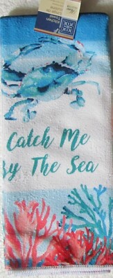 Kitchen Towel Summertime Fun - Sea Crab OR Flamingo OR Starfish & Shells U-Pick