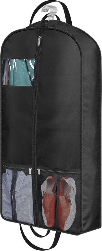 MISSLO 43" Heavy Duty Suit Bag Cover for Travel 6" Gusseted Suit Carriers for Me
