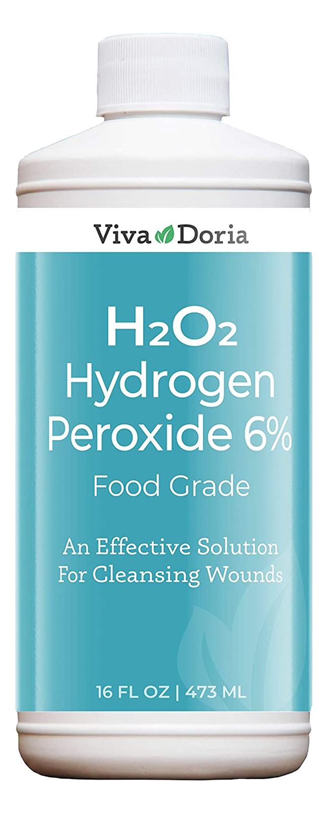 Viva Doria Hydrogen Peroxide 6 Percent, 20 Volume, Food Grade, 16 Fluid Ounce 