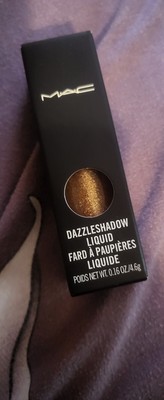 New MAC Dazzleshadow Liquid Eye Shadow In Blinking Brilliant full size 0.16 oz