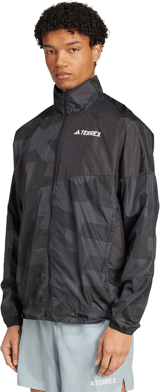 adidas mens Terrex Multi Printed Trail Running Wind Jacket