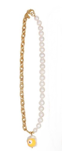 【MARTHA CALVO】Melody gold-tone, quartz necklace ネックレス Martha Calvo - Melody Gold-tone, Quartz And Bead Necklace