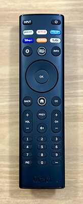 Remote ~ Vizio ~ Universal ~ Black ~ Multi-Function ~ 32 Buttons ~ !L  K!