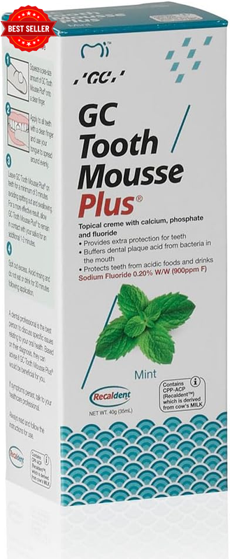 GC Dental Tooth Mousse plus 40 G, Mint Flavor