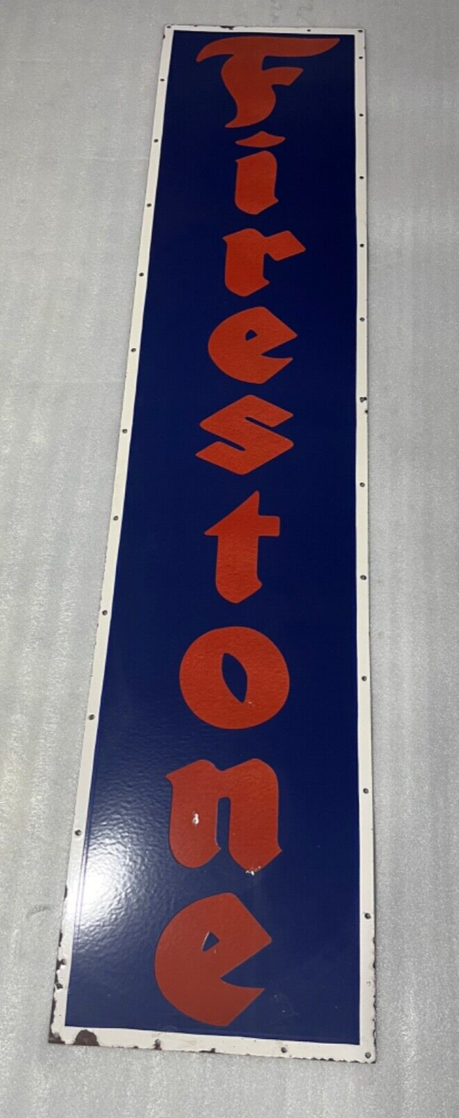 Firestone レトロ金属サイン Firestone レトロ金属サイン Original Vintage Firestone