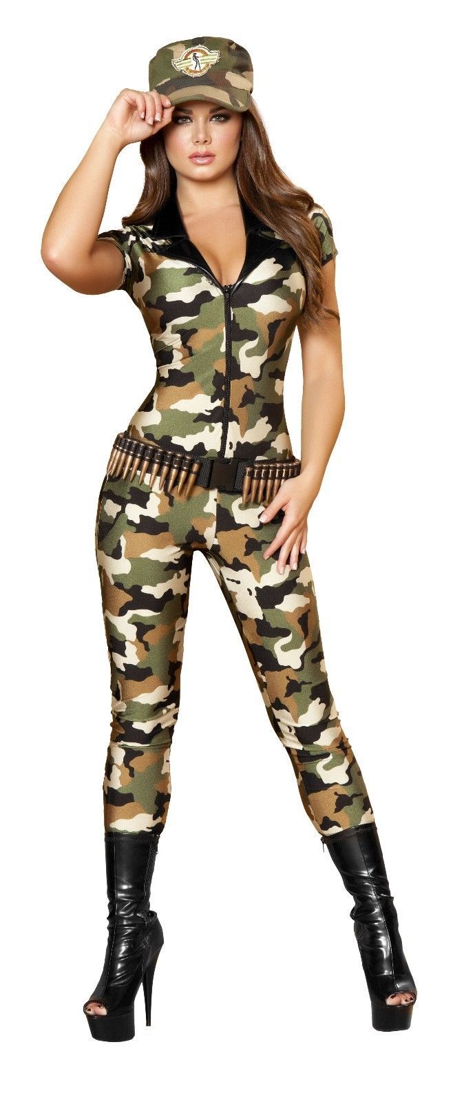 Traje completo militar Mujer