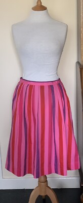 Clements Ribeiro Cotton pleated skirt Size M