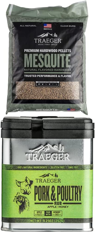 Traeger Grills Signature Blend 100% All-Natural Wood Pellets for Smokers / Grill