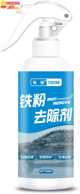 Iron Fallout Remover Spray 256ml - Iron Remover for White Cars & Wheels