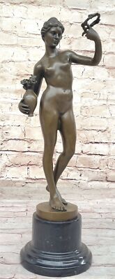 Lost Wax Method Hot Cast Art: Adriaen de Vries Nude Female Statue Figure Sale