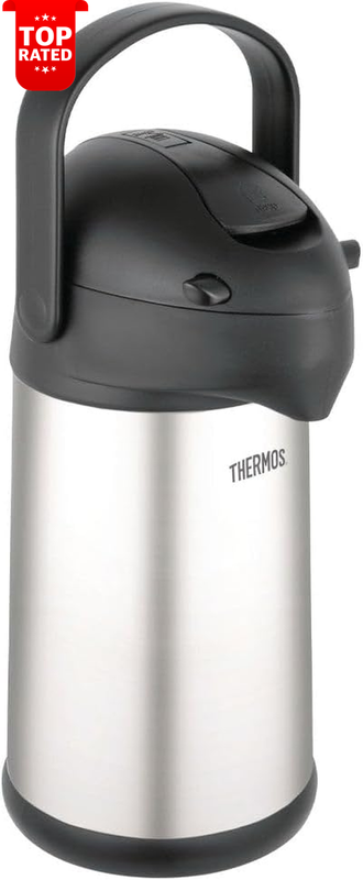 Thermocafe 2.5L Stainless Steel Vacuum Insulated Pump Pot Coffee Carafe