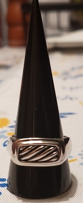 Park Lane Sir David Ring For Him Silvertone Slightly Used Size 12 MRP $36