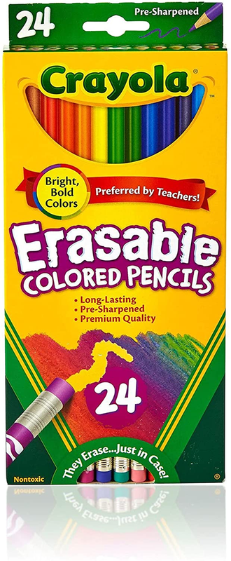 Crayola Erasable Colored Pencils, Kids at Home Activities, 2