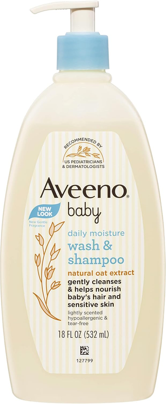 Daily Moisture Sensitive Baby Wash & Shampoo 532Ml