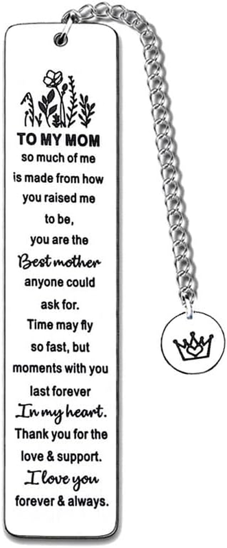 Mom Gift Bookmark from Daughter Son to My Mom Gifts so Much of Me Is Made from H