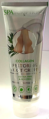 SPA SCRIPTIONS Collagen Restoring Foot Cream with Tea Tree & Glycerin