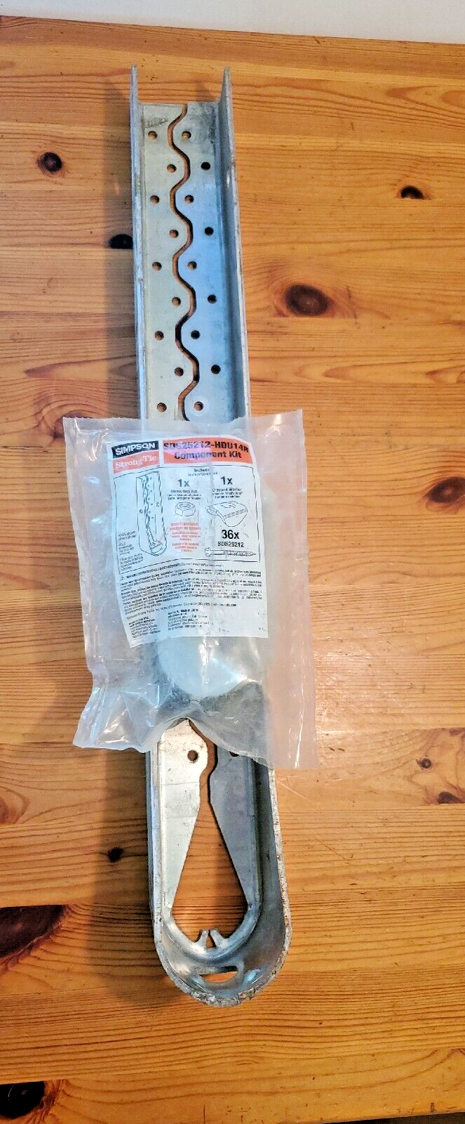 Simpson Strong-Tie HDU14-SDS2.5 25-11/16-Inch Predeflected