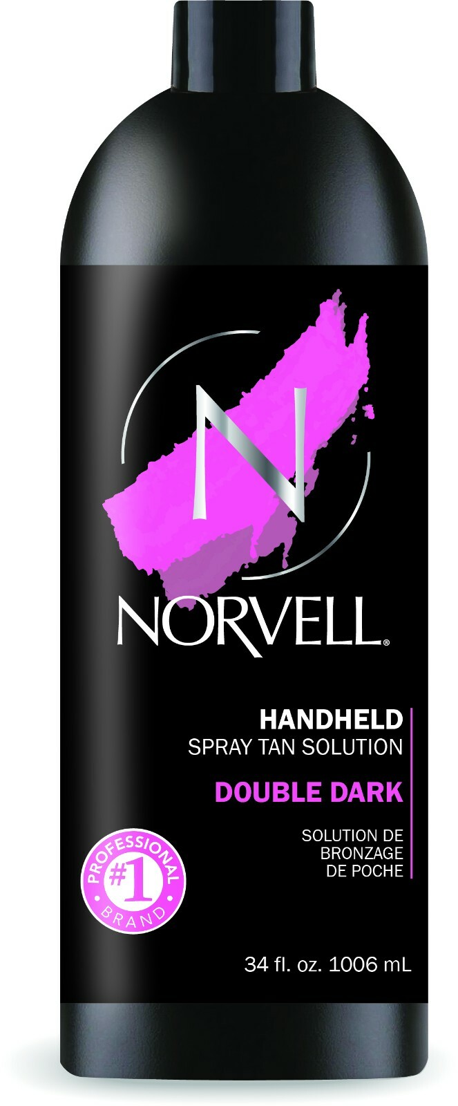 Norvell Double Dark Sunless Spray Tan Solution, 34 oz Liter