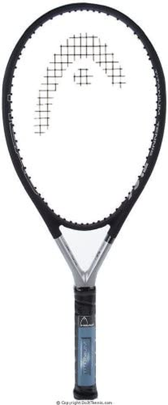 Ti S6 Tennis Racket - Pre-Strung  Heavy Balance 27.75 Inch Adult Racquet - 4 1/4