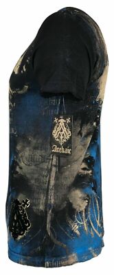 ARCHAIC by AFFLICTION Men's T-Shirt NEWMAN Black Biker MMA S-5XL