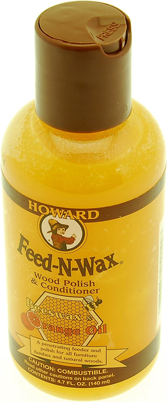 Howard FW0004 Feed-N-Wax Wood Polish and Conditioner, 4.7-Ounce ⭐⭐⭐⭐⭐