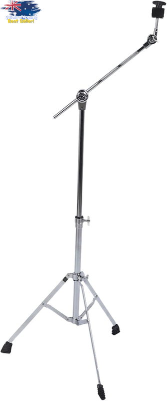 Heavy Duty Cymbal Boom Stand, Adjustable Tripod, 23.2-47.2In, Foldable