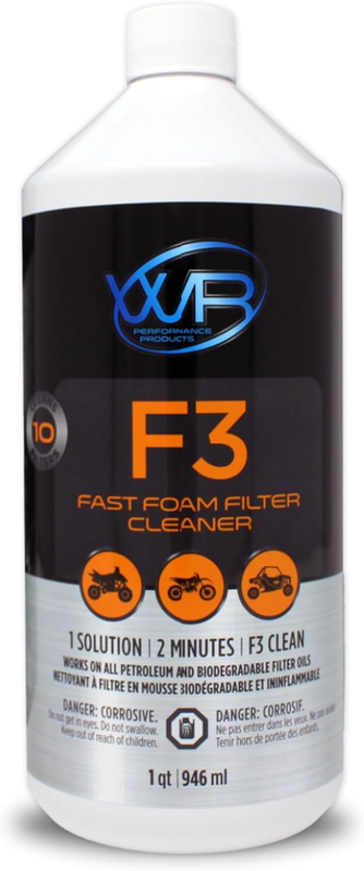 WR Performance Product F3 Fast Foam Filter Cleaner (1 Quart)