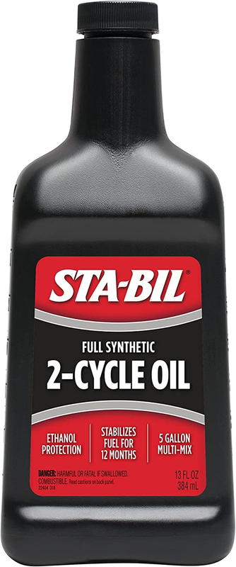 - With Fuel Stabilizer For Up To 12 Months Protection