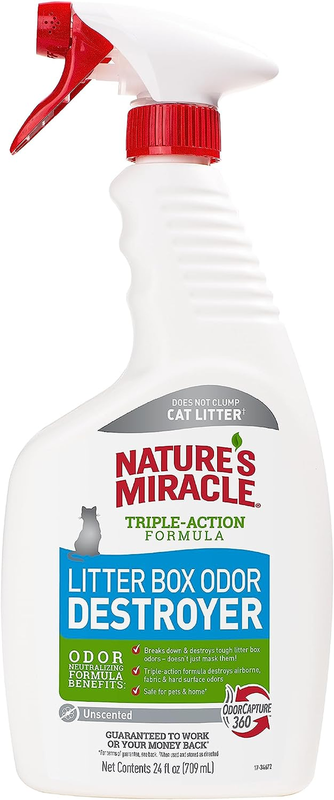 Odor Destroyer Eliminates Feces Urine and Ammonia Odors from