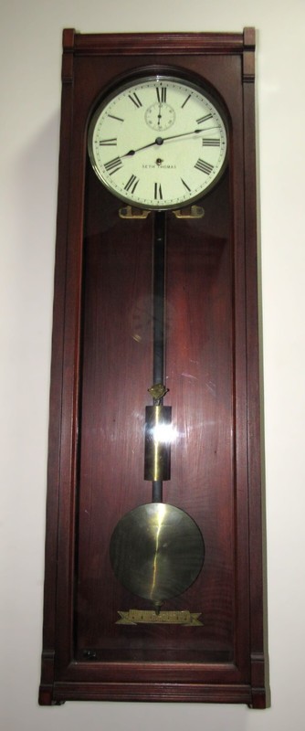Antique Seth Thomas Standard Railroad Regulator No. 11 Weight Driven