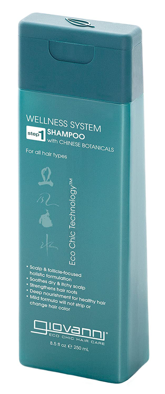 Wellness System Shampoo Chinese Botanicals 8.5 Fl Oz Natural Itchy Scalp Relief