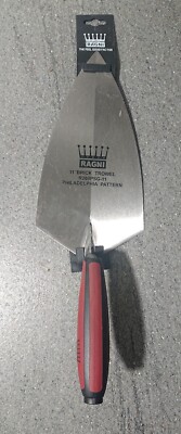 Ragni Philadelphia Pattern Brick Trowel Soft Grip Handle 11in
