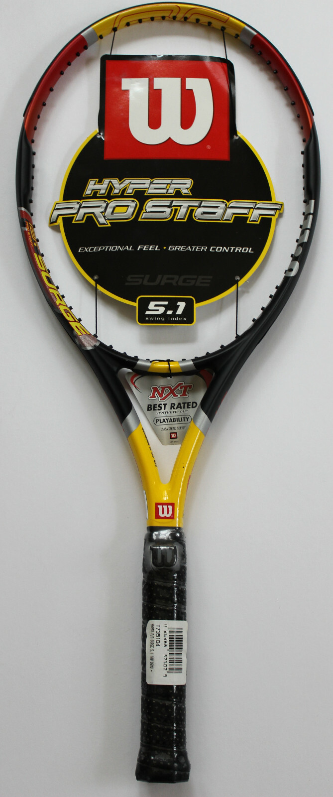 NEW* Wilson Hyper Pro Staff Surge 5.1 4-1/2 Grip #4 Tennis