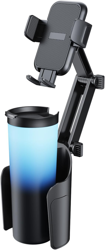 Cup Holder Phone Mount for Car, 2 in 1 Newest Phone Holder Car Cupholder Adjust
