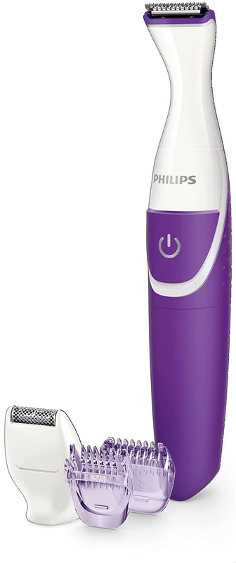 Philips Bikini Genie Cordless Trimmer for Bikini Line Hair Removal, with Shaving