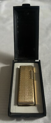Vintage NOS 1970s Scorpio Refillable Gas Lighter W/ Case - Made Brazil - UNUSED