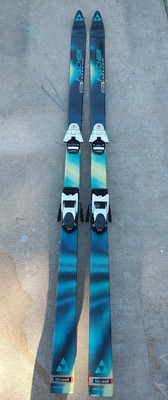 Vtg Fischer Freedom Monocell Racing Base 185cm Skis Tyrolia 660 Bindings 