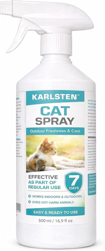 Karlsten Cat Deterrent Spray 500Ml – Outdoor Anti-Fouling Cat Repellent with Fre