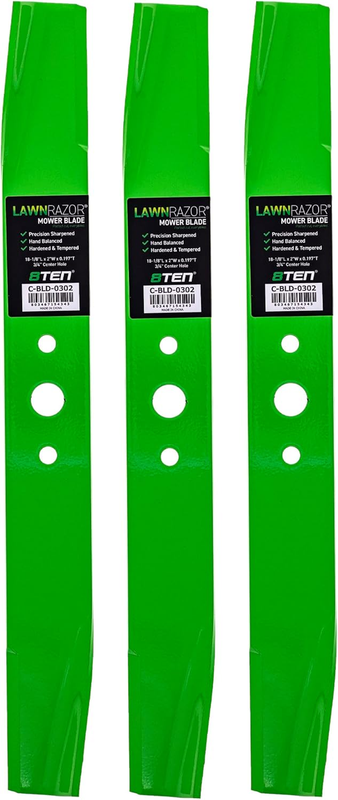 3 Pack Lawnrazor Blades for Simplicity Snapper 50 Inch Deck 1708229 1726453 High