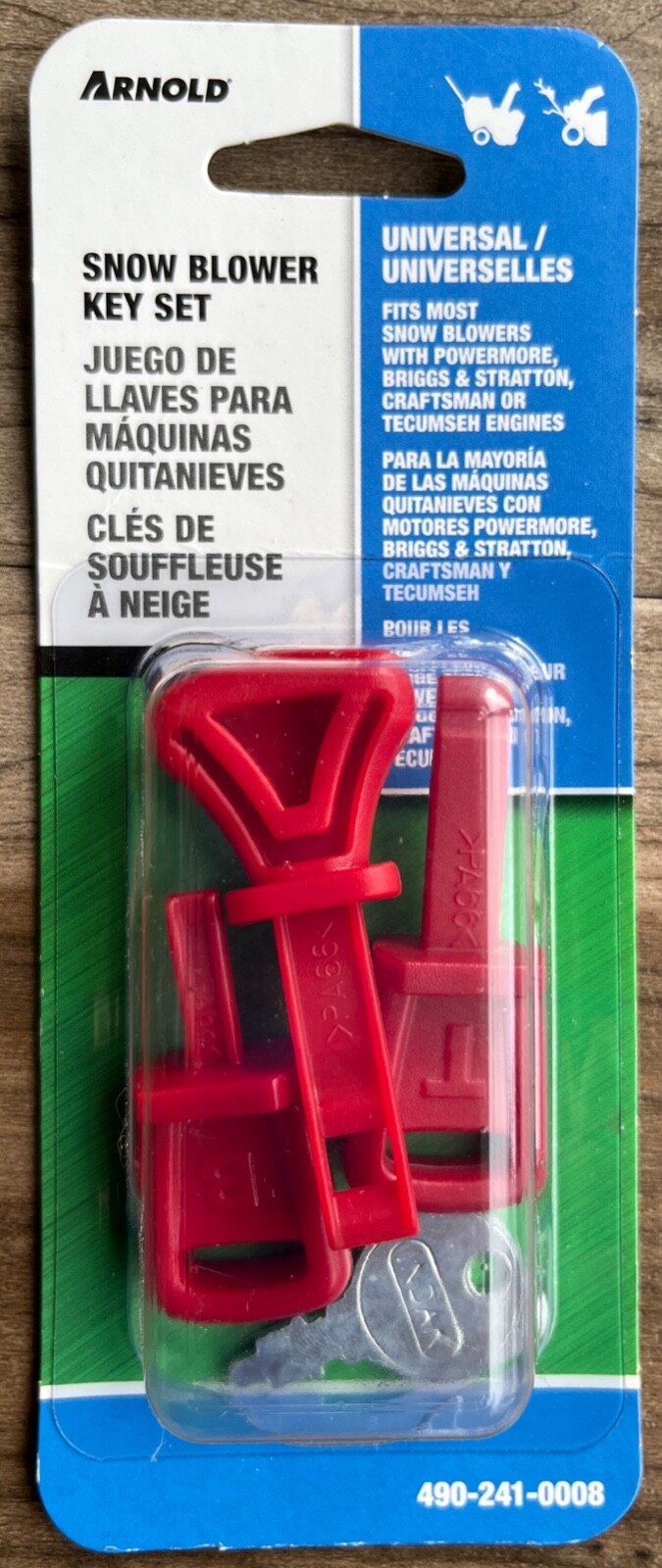 Arnold, Universal Snowthrower Key Set
