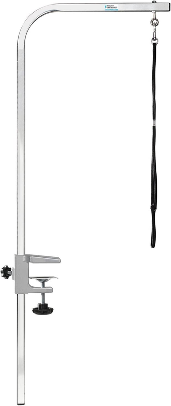 Silver Aluminum Pet Grooming Arm & Clamp &ndash; Adjustable