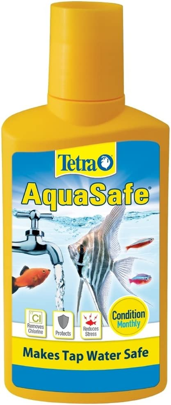 8.45 Fl Oz Aquasafe Fish Tank Conditioner For Clear Healthy Aquarium Water