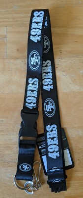 San Francisco 49ers NFL Lanyard Key Ring Keychain ID Holder