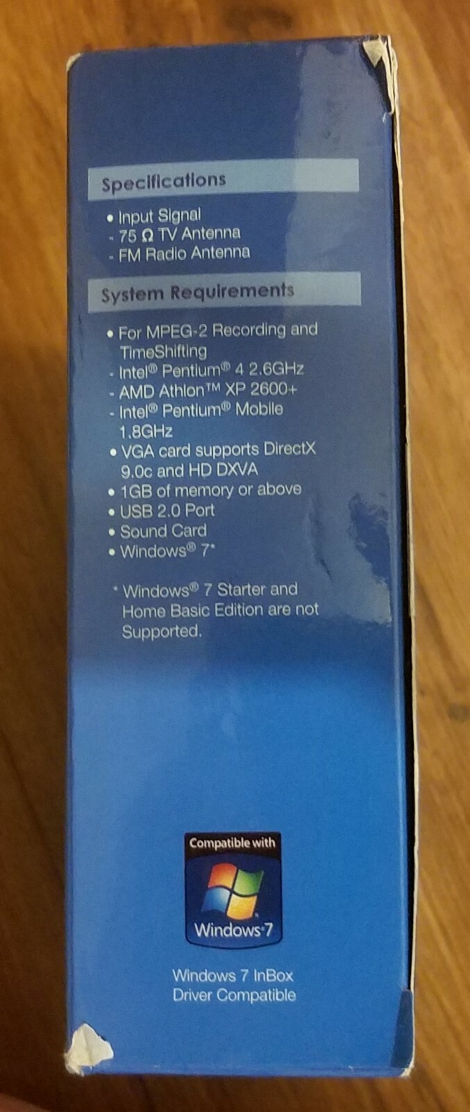 Avermedia AverTV Hybrid Volar Max USB TV Tuner Kit For Windows ( Open Box.)