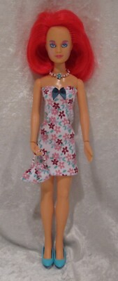 Made to fit DARCI & Jem #02 Dress, Purse & Necklace Set, Handmade doll clothes